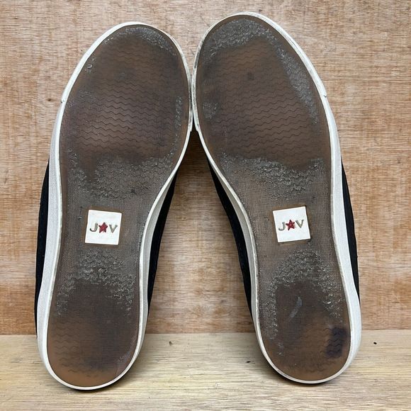 COPY - JOHN VARVATOS Reed 315 Black Leather White Rubber Sole Sneakers Men Size… - Picture 7 of 11